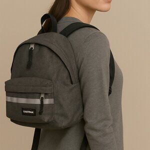 Eastpak Padded Bike Backpack 591.7oz Black Denim - NWT